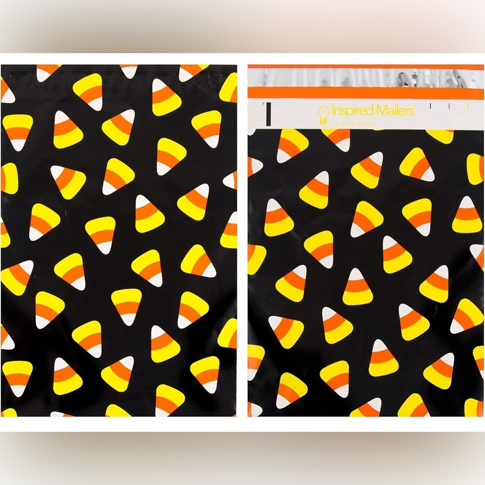 10 Count - 10x13 Polymailers (CANDY CORN) - Picture 5 of 10